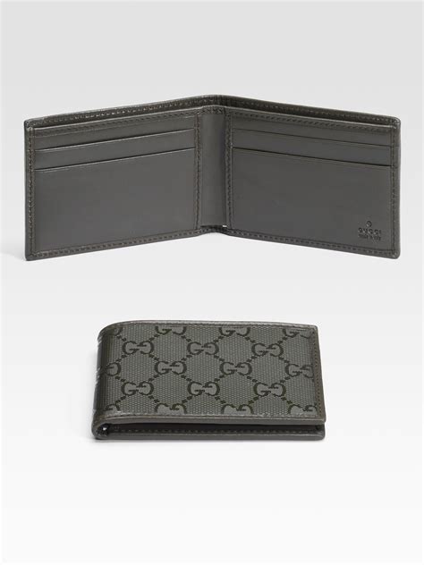 Gucci Small Bifold Wallet In Black For Men Lyst
