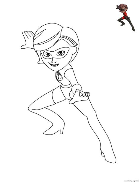 Disney The Incredibles Coloring Pages 28 Disney Color