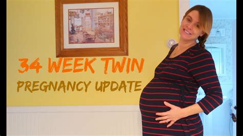 34 Week Twin Pregnancy Update Youtube