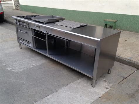 * válvula de seguridad en el horno y en la plancha bifera. Cocina Industrial 3 Que+ Plancha+grill+horno+gratinador ...