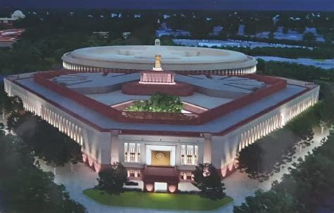 The Weekend Leader In New Parliament Building Lok Sabha Will Be Thrice As Big Than Now