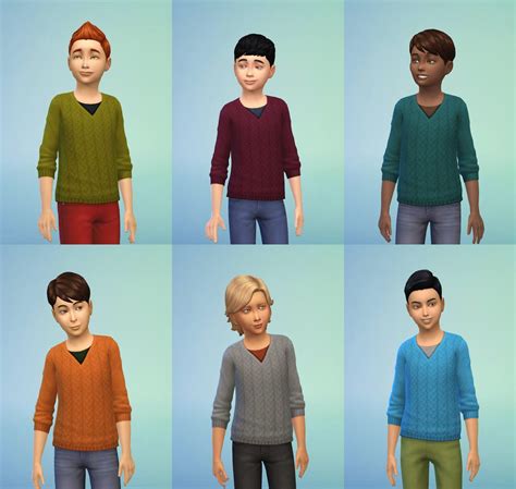 Sims 4 Custom Content Finds More Children Clothes For The Sims 4 By