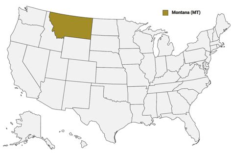 Montana Counties Map Mappr