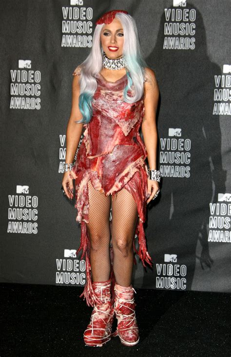 Robe En Viande De Lady Gaga - #8: The 50 Most Important Dresses of the Last Century | Lady gaga meat