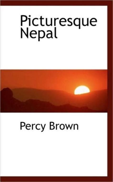 Picturesque Nepal 9781117540641 Percy Brown Boeken