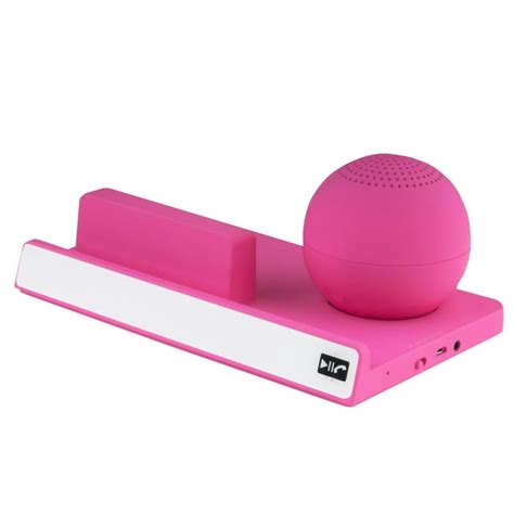 Supersonic Portable Bluetooth Speaker With Stand Pink