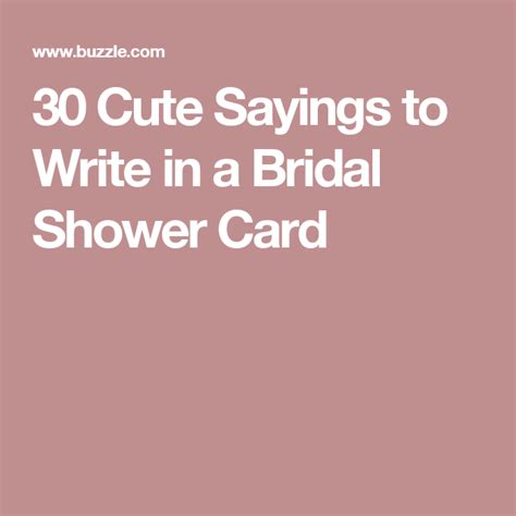30 Cute Sayings To Write In A Bridal Shower Card Bridal Shower Cards Wedding Shower Cards