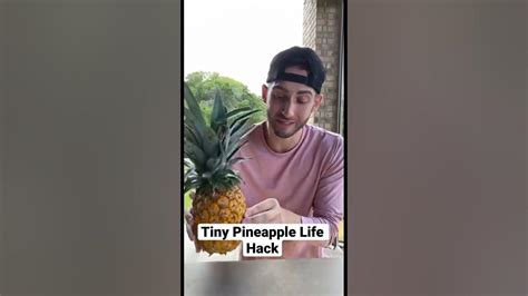 Tiny Pineapple Life Hack Shorts Youtube