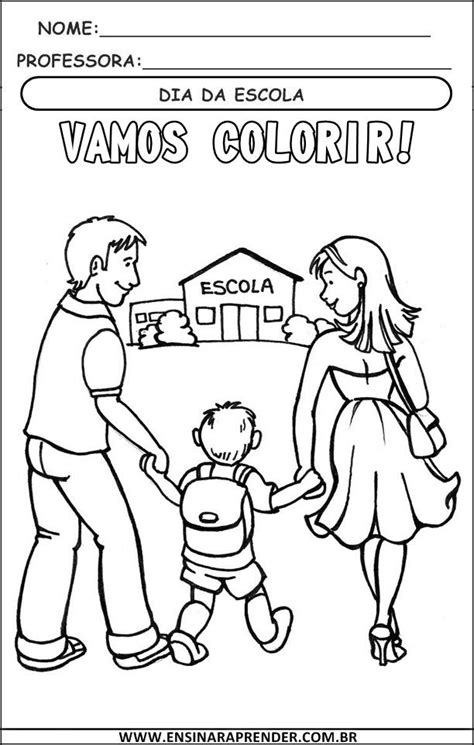 Desenhos Para Colorir Dia Da Escola Pesquisa Escolar