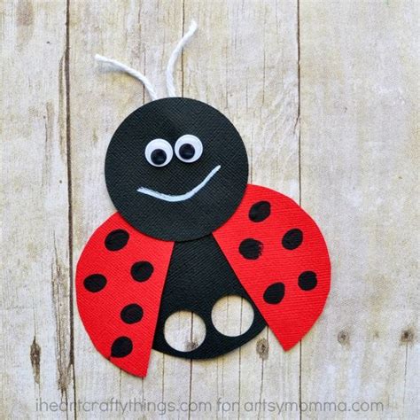 Mega Adorable Ladybug Finger Puppet Ladybug Crafts Bug Crafts