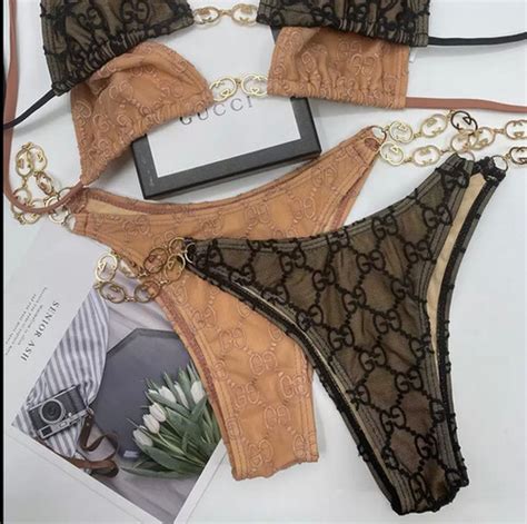 Gucci Inspired Thong Bikini Bossy Kulture