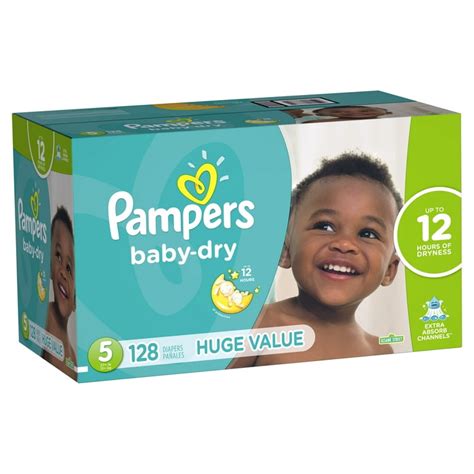 Pampers Baby Dry Size Diapers Hy Vee Aisles Online Grocery 43 Off
