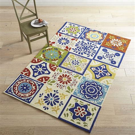 Tile Pattern 5x76 Rug Tile Patterns Rug Pattern Rugs On Carpet