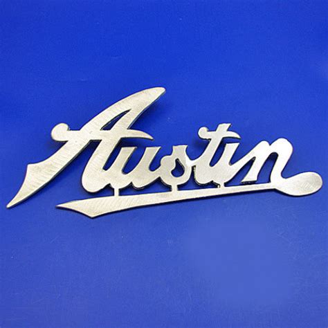 Austinsign Austin Script Aluminium Name Plate Signs And Transfers