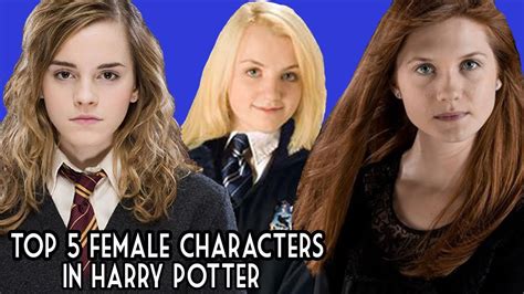 Top 5 Female Characters In Harry Potter Youtube