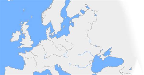 Map Of Europe Plain 88 World Maps