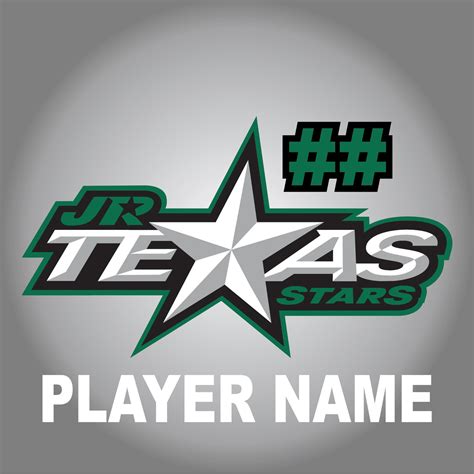 Shop Texas Jr Stars Hockey Car Decal Bladeshark Sports
