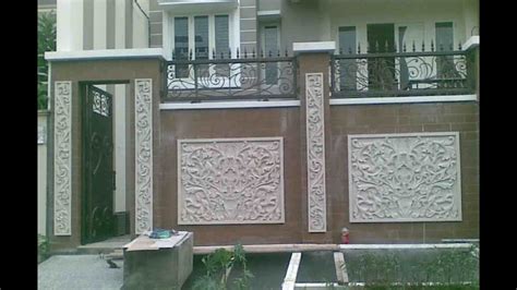 Pagar kayu dengan pintu gerbang unik. 21 Macam Desain Pagar Rumah Dari Batu Bata Yang Belum ...