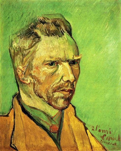 Self Portrait 1888 Vincent Van Gogh