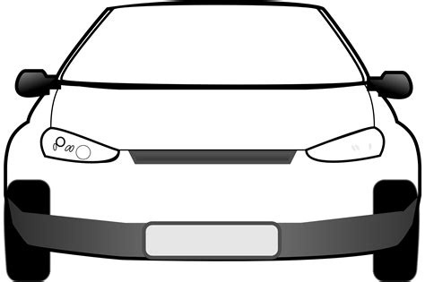 Car Clipart Black And White In Black White Vehicles 63 Cliparts