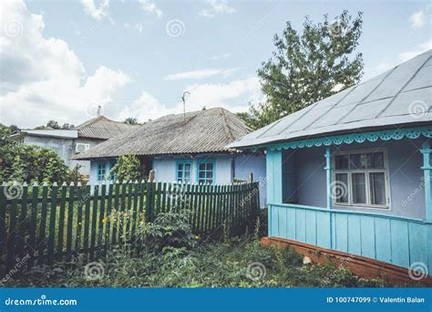 Traditional Village House In Moldova Stock Image Image Of House
