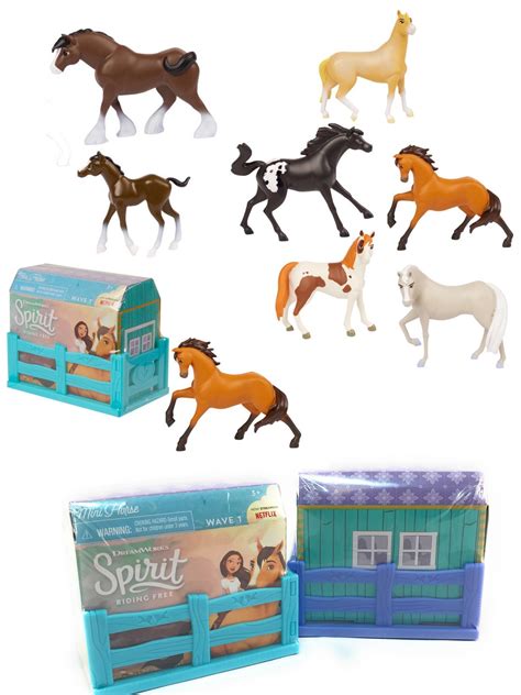 Coloring is a fun activity for children. NEW! COLLECTIBLE! SET OF 2 DreamWorks SPIRIT RIDING FREE ...