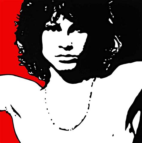 Jim Morrison The Doors Portrait Painting 1 Painting By Artista Fratta