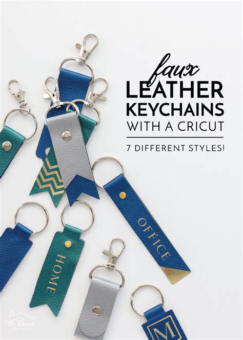 Diy Faux Leather Keychains With A Cricut The Homes I Have Made