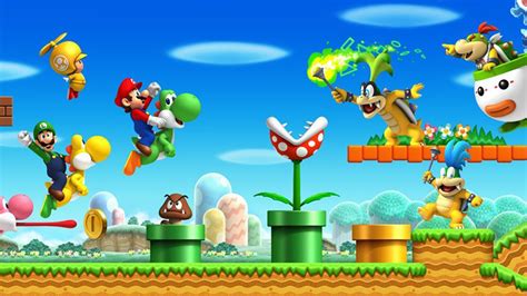 New Super Mario Bros Wii Wallpapers Wallpaper Cave