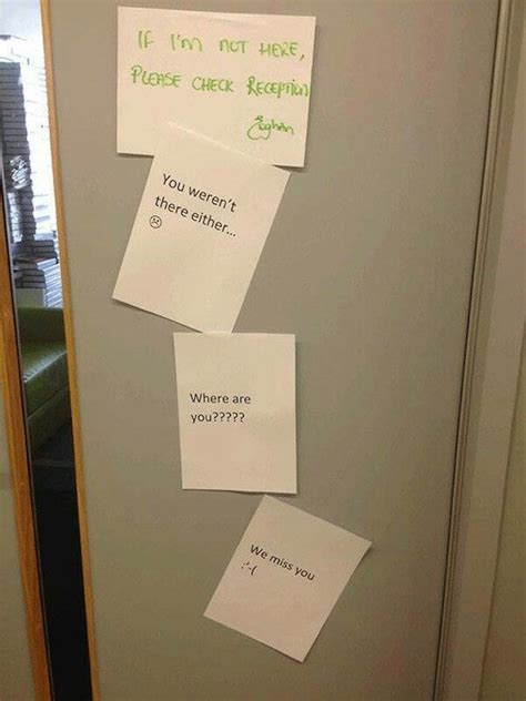 35 Funny Notes Left At Work That Can Only Be Described As Office