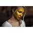 Face Women Gold Body Paint Wallpapers HD / Desktop And 