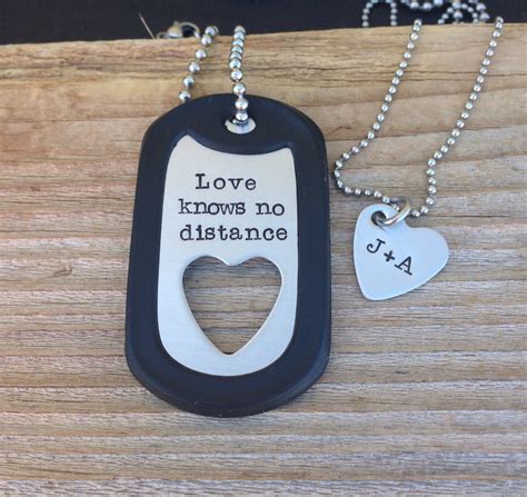 What should be printed on military dog tags? Hand stamped dog tag necklace set military by cmkreations ...