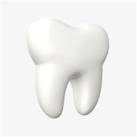 Cartoon Tooth 3d Model 39 Max Obj Free3d