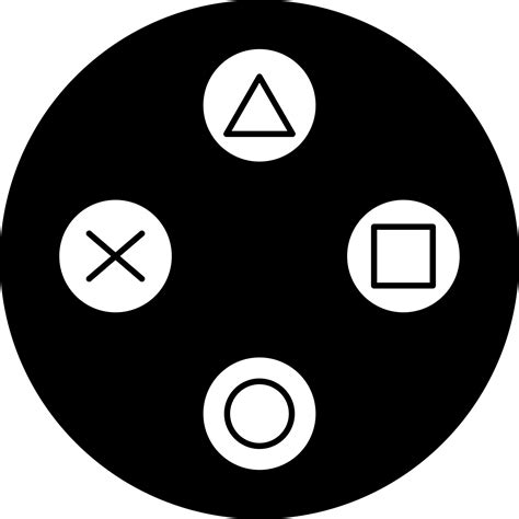 Illustration Of Playstation Button Icon 24254607 Vector Art At Vecteezy