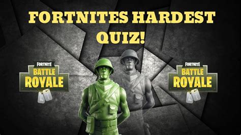 Hardest Fortnite Quiz Ever Fortnite Battle Royale Quiz Youtube
