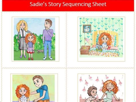 Sadies Story Sequencing Sheet Teaching Resources
