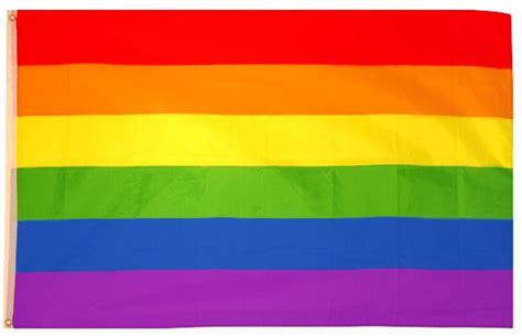 Gay Pride 5ft Flags And Flag Pin Fastener Badge Rainbow Lesbian Transgender Ebay
