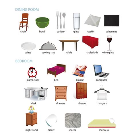 Learn 50 Common Household Objects In English