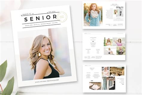 Senior Photography Magazine Template Template Free Download