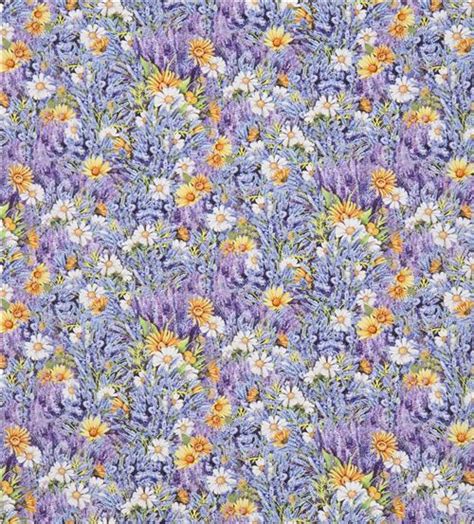 Robert Kaufman Lavender Flower Fabric Everyday Favorites Digital Modes4u