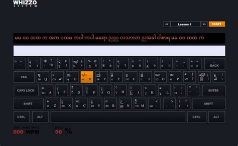Window 10 Myanmar Unicode Keyboard