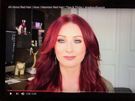 mix kenra 3oz of 6rr and 1 5oz of 6vr red hair tips hair hacks red hair