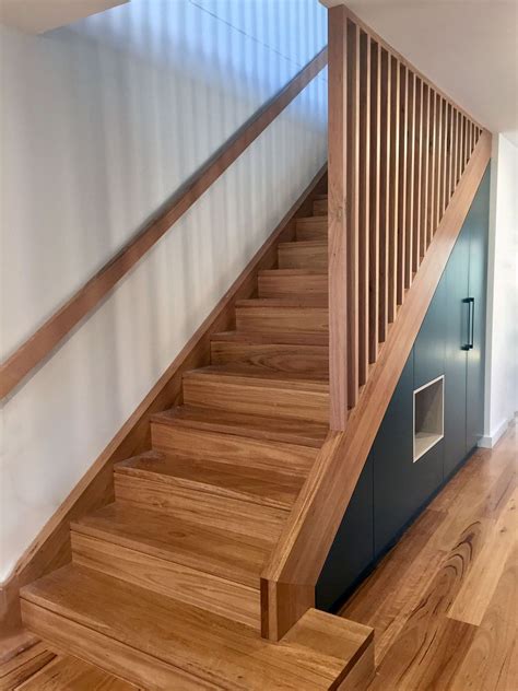 Eric jones stair building brings you wooden staircase and timber staircase in victoria, australia that are manufactured with a timber staircase can be designed in several ways some of which include Blackbutt staircase with matching handrail and timber ...