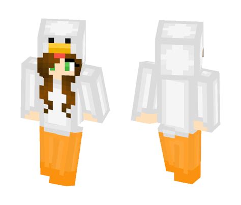 Download Chicken Girl Onesie D Minecraft Skin For Free
