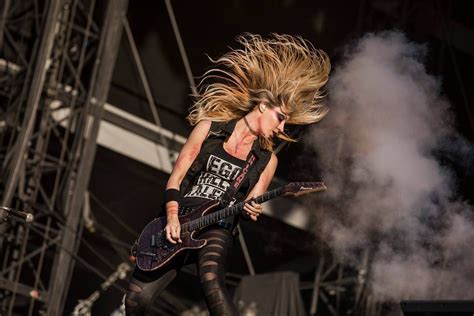 The Great Nita Strauss Doing The Alice Cooper Show This Picture Is