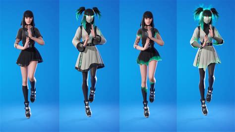 All Charlotte Skin Styles With Hand Forged Emote Fortnite Battle