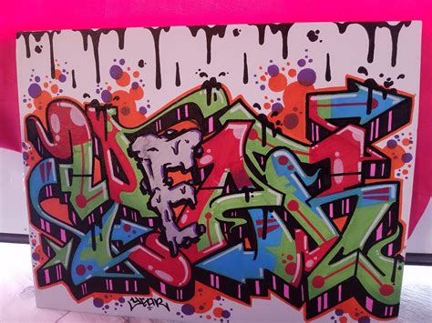 Pin By Mommy On Graffiti Canvas Graffiti Canvas