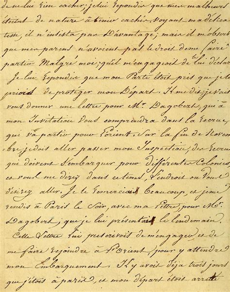 Vintage Ephemera French Script 1816