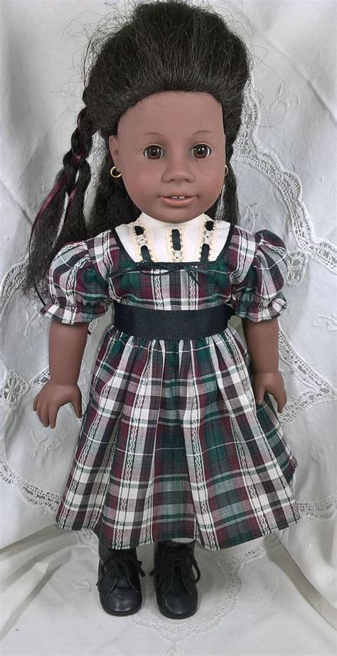 1860s Plaid Holiday Dress For 18 Inch Dolls This Is A Holiday Dress