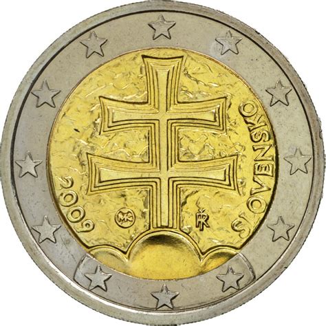 Listopadu 1989, na níž občané zvonili svazky klíčů, což. 2 Euro Slovakia 2009-2018, KM# 102 | CoinBrothers Catalog